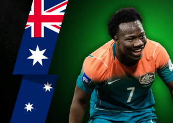 Nestory Irankunda, a joia da Austrália na Copa que foi de campo de refugiados a comparação com Messi