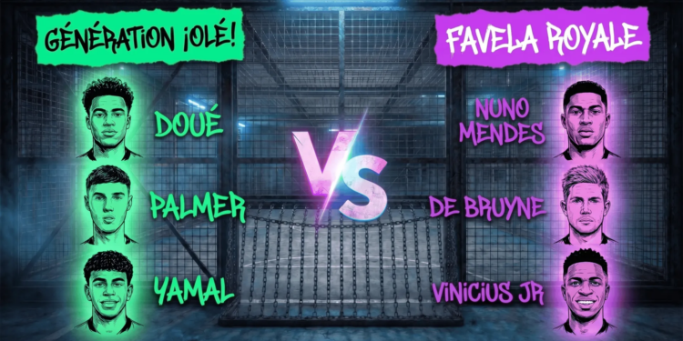 The Cage, Duelo de craques: Vote em Génération Olé! x Favela Royale
